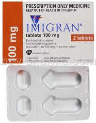 Imigran 100mg 2 Tabs, Sumatriptan